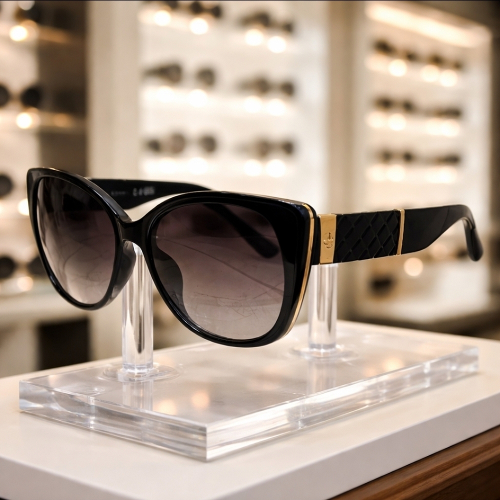 NWT Jessica Simpson Black Cat-Eye Sunglasses